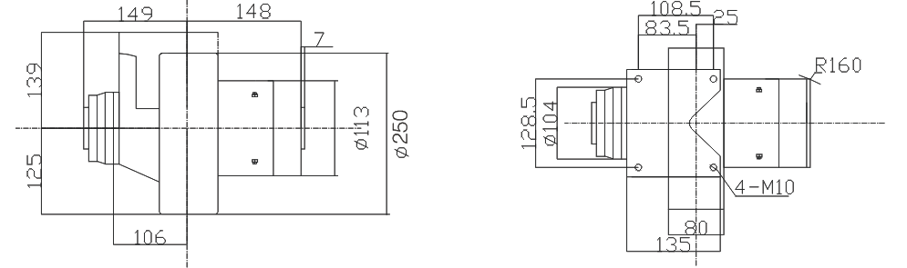 永磁有刷電動(dòng)叉車(chē)驅(qū)動(dòng)輪