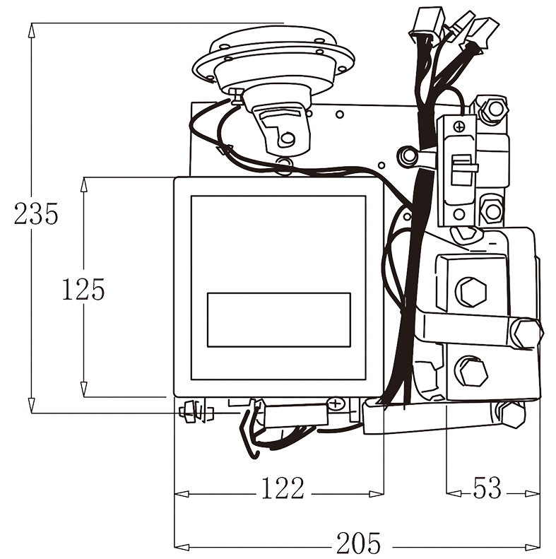 KAYOND-1207直流電機(jī)電動叉車控制器