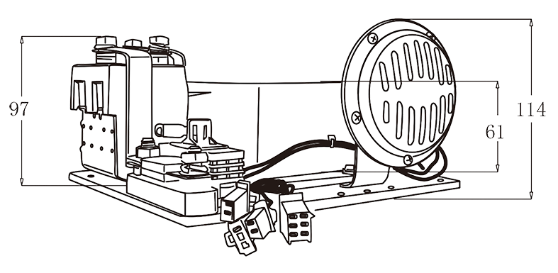 KAYOND-1207直流電機(jī)叉車控制器