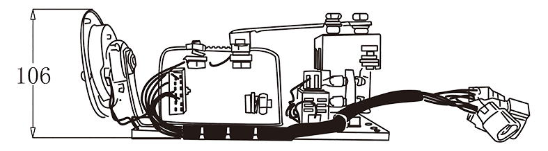 KAYOND3207直流電機(jī)叉車控制器