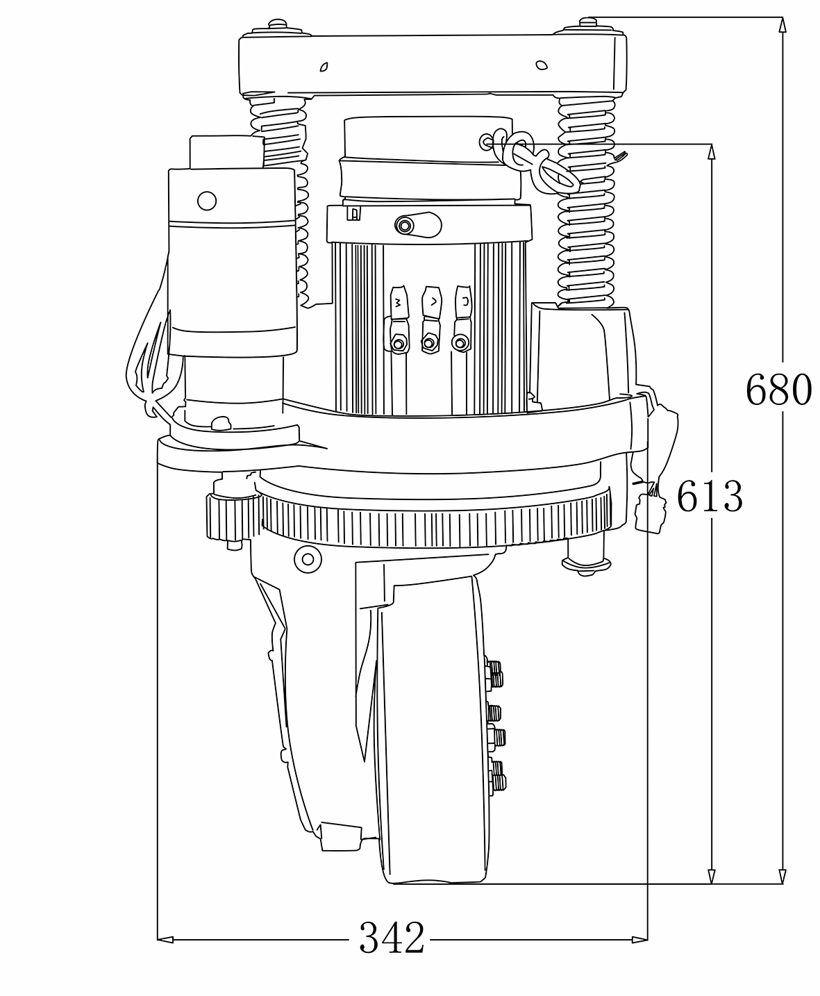 KAD15-ACLD立式電轉(zhuǎn)向驅(qū)動(dòng)輪